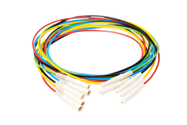 PN 145150│Monopolar extension cable 1.50mm safety connector/1.50mn pin various cable colours; 1500mm